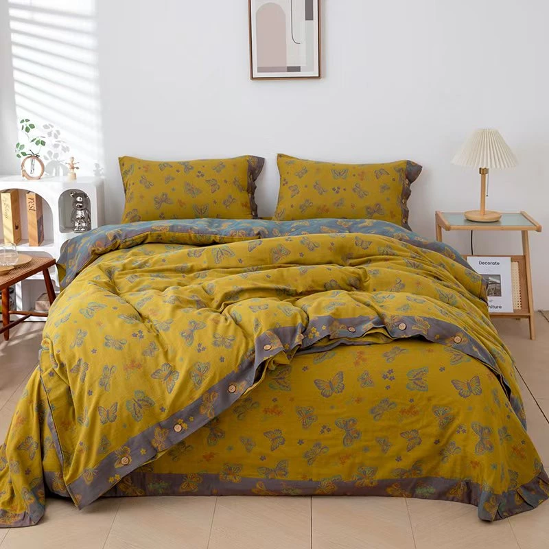 240*245纯棉双层纱床单