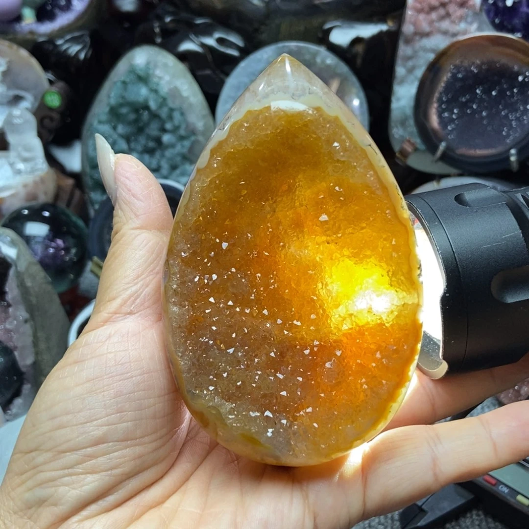 紫晶未镶嵌摆件水晶