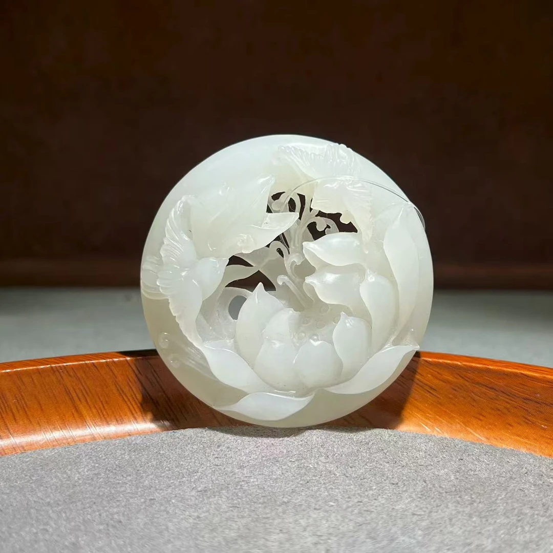 【张老斯珠宝】天然和田玉吊坠qq055（多样性发货 拍一发一）