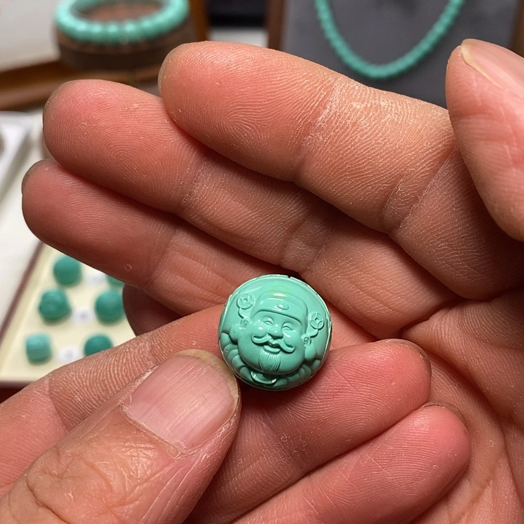 原生态精工雕刻财迷18