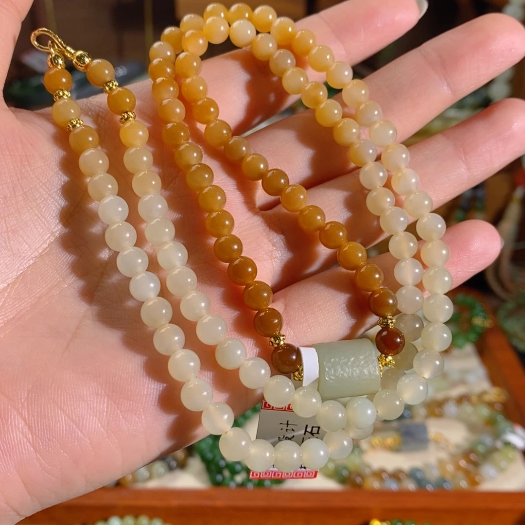 和田玉未镶嵌手链