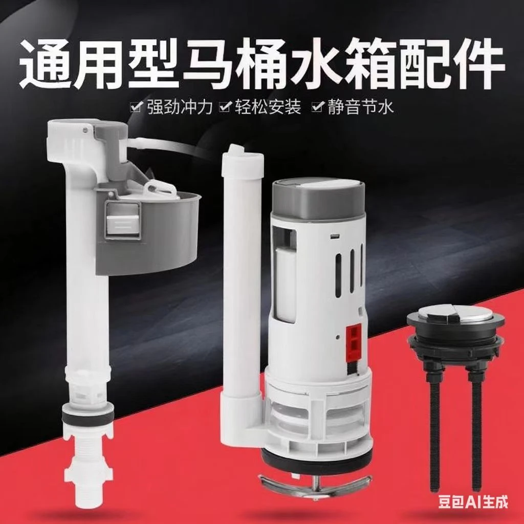 马桶进水阀通用冲水耐用防堵马桶配件马桶马桶配件水马桶排水阀