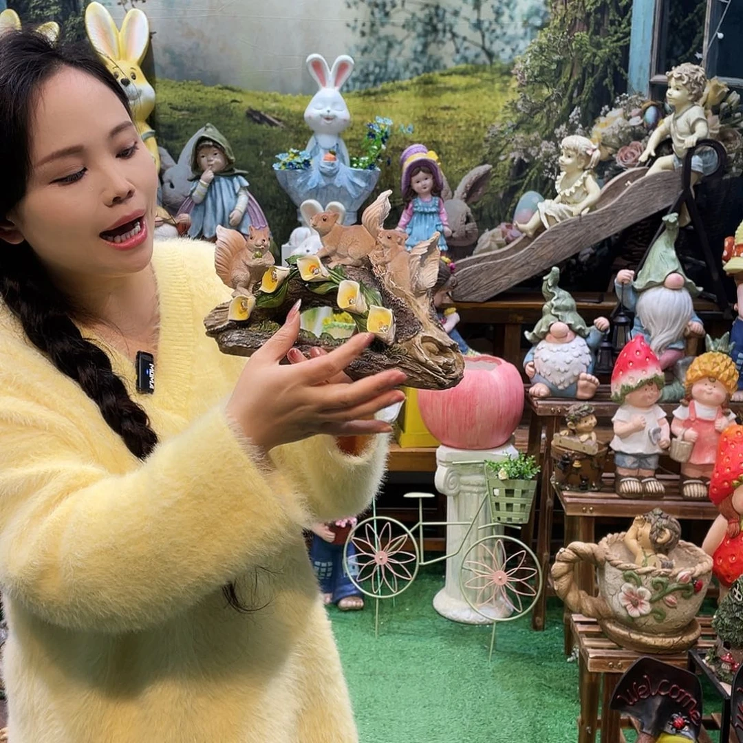 摆件花园摆件红红火火