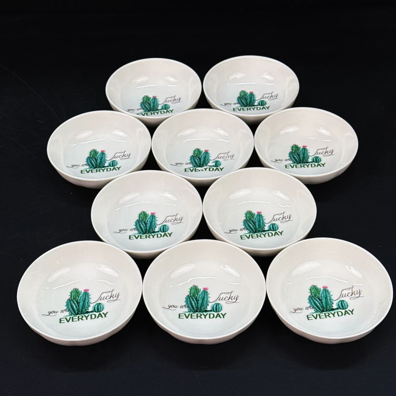 仙人掌味碟10个装