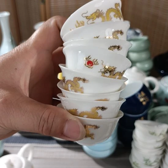 陶瓷盖碗茶杯茶叶罐主人杯