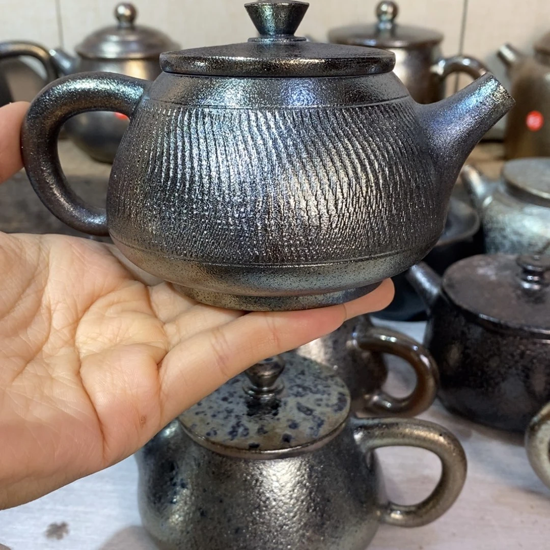 ꧁***꧂云南建水紫陶柴烧壶