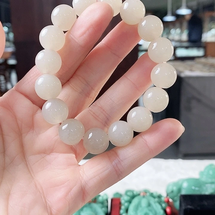 密玉（石英质玉）毛衣链未镶嵌