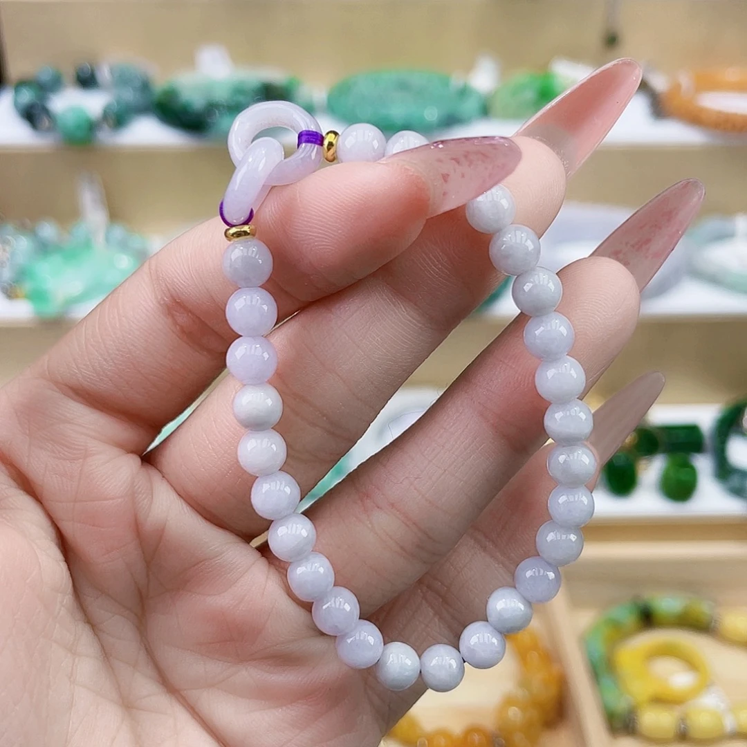 翡翠未镶嵌手链耳坠