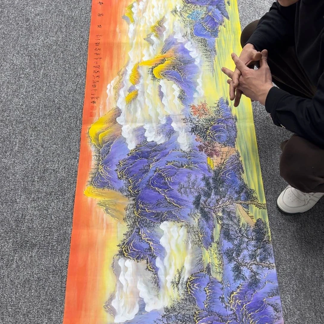 国画纯手绘字画宣纸