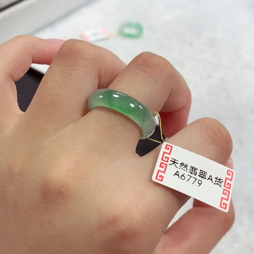 【闪购商品】未镶嵌戒指翡翠15号
