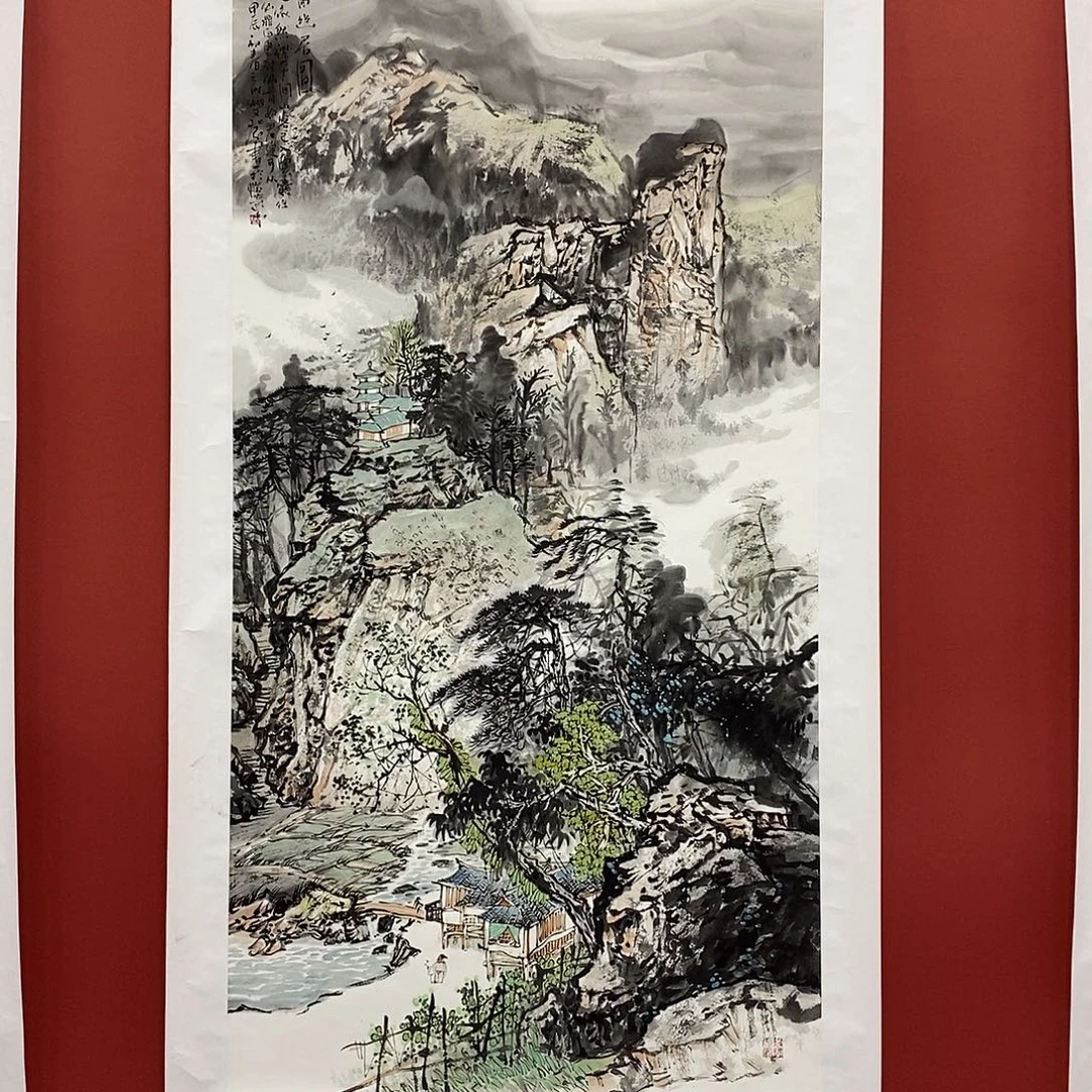 国画莫双发四尺140*70精品佳作