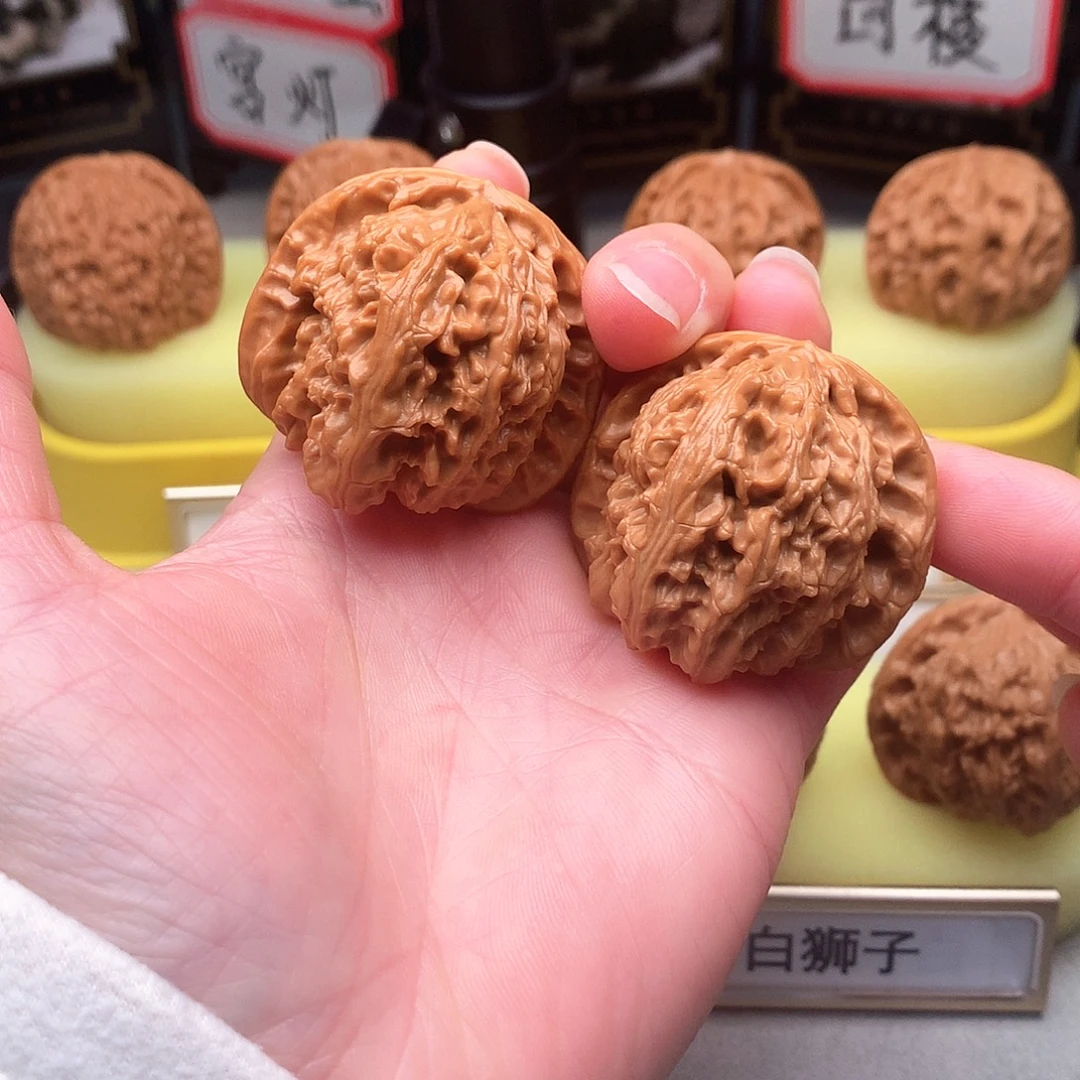 吊坠文玩核桃40尺白狮子266号