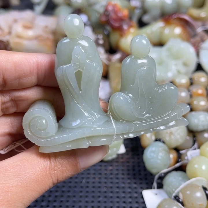 和田玉把件未镶嵌水**槐