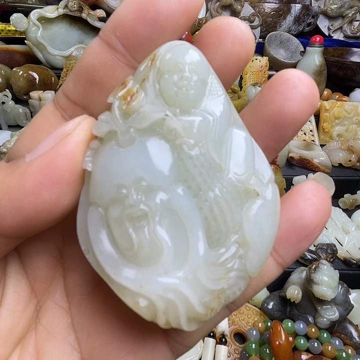 颈饰未镶嵌和田玉