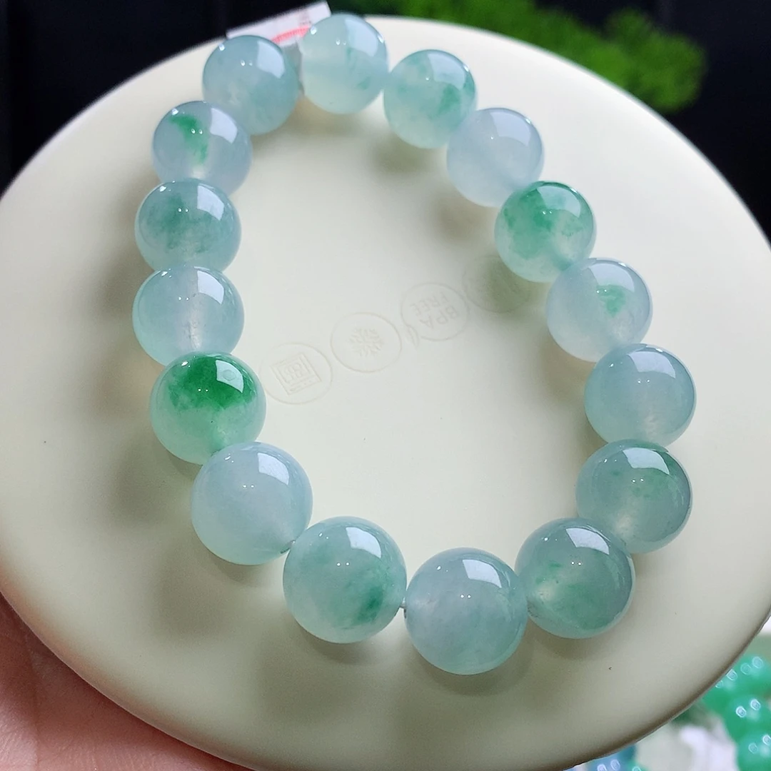 未镶嵌手串翡翠卡13mm