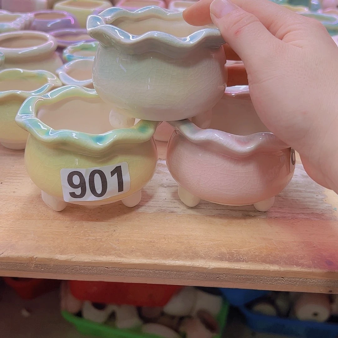 陶瓷花盆当场满12包邮