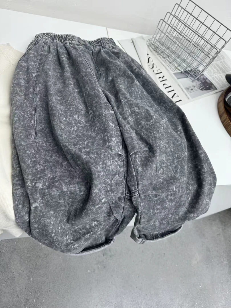 K345儿童晕染韩版潮流牛仔裤