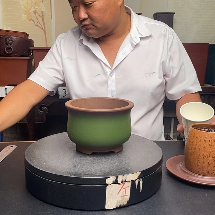 紫砂花盆货号一只KK1