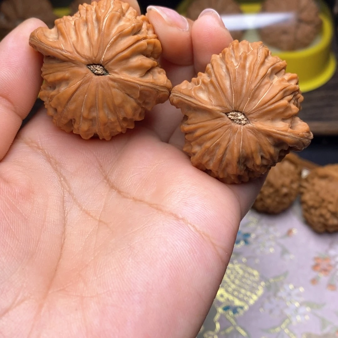 文玩核桃把件H***y磨盘41全品