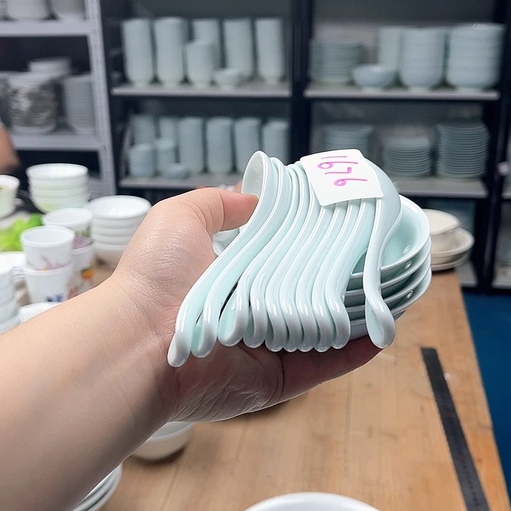 白瓷1676号微瑕碗盘，破损包赔补差价，不补发