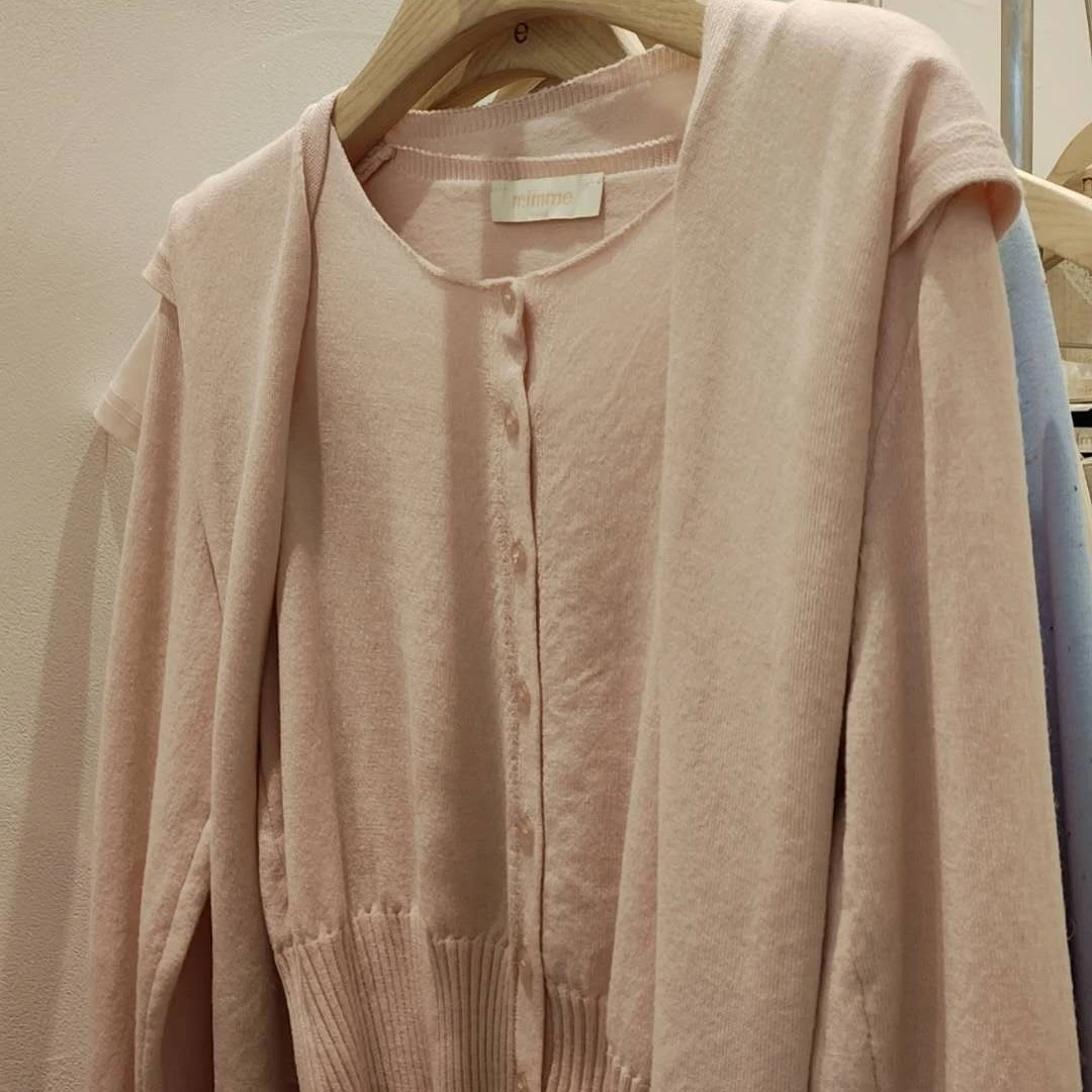 （NO退NO换）圆领韩版薄款气质休闲开衫舒适时尚百搭简约