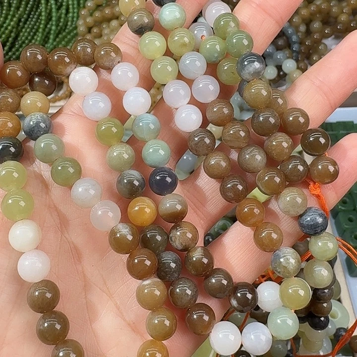 和田玉（糖玉）未镶嵌颈饰8mm