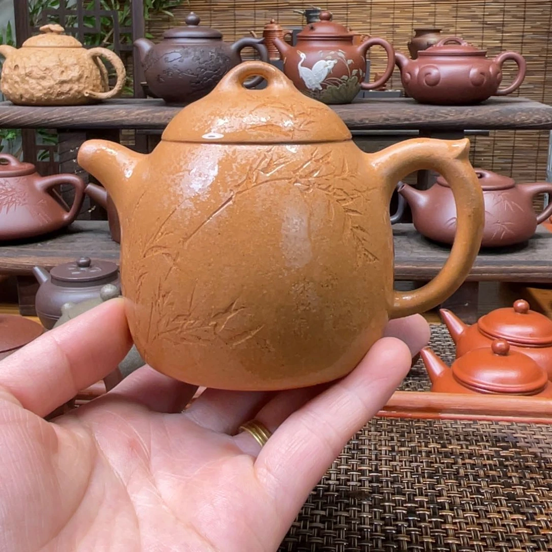 茶壶紫砂宜兴原矿紫砂手工制210