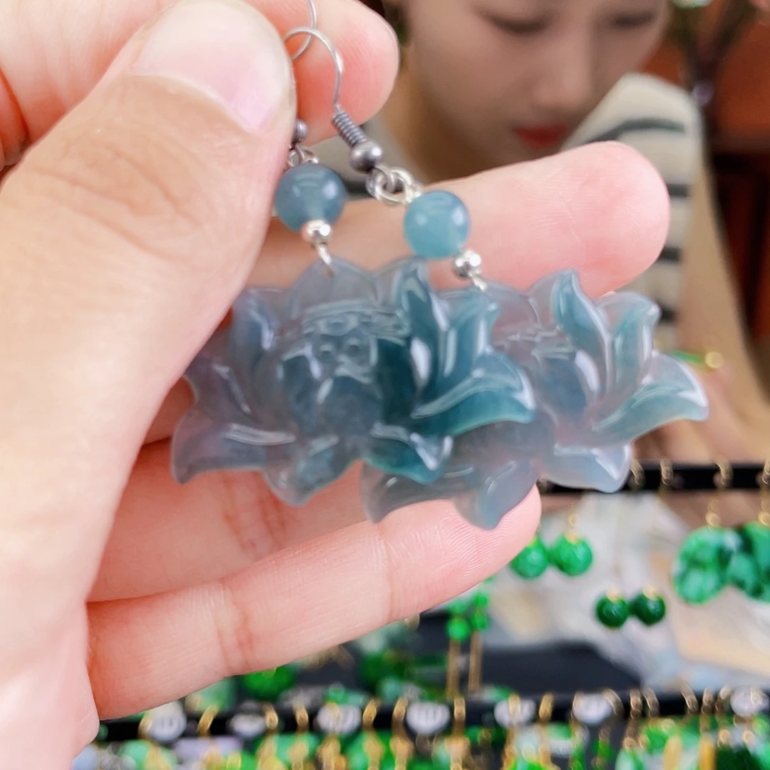 未镶嵌翡翠耳饰饰品