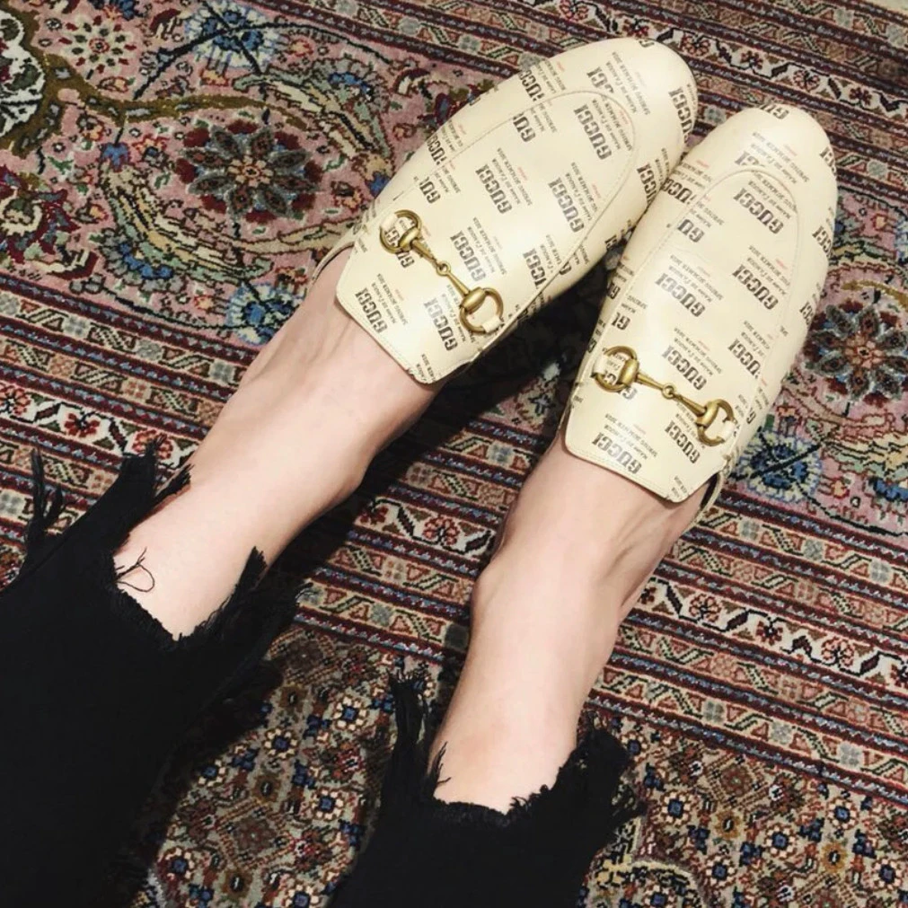 95新 GUCCI/古驰 半拖/36码/Xsp32666