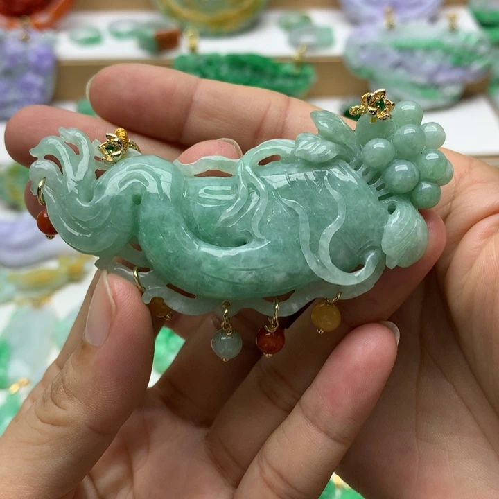 颈饰未镶嵌翡翠翡翠