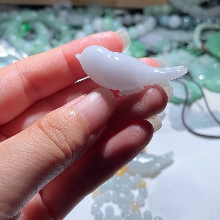 翡翠未镶嵌颈饰L****g天然