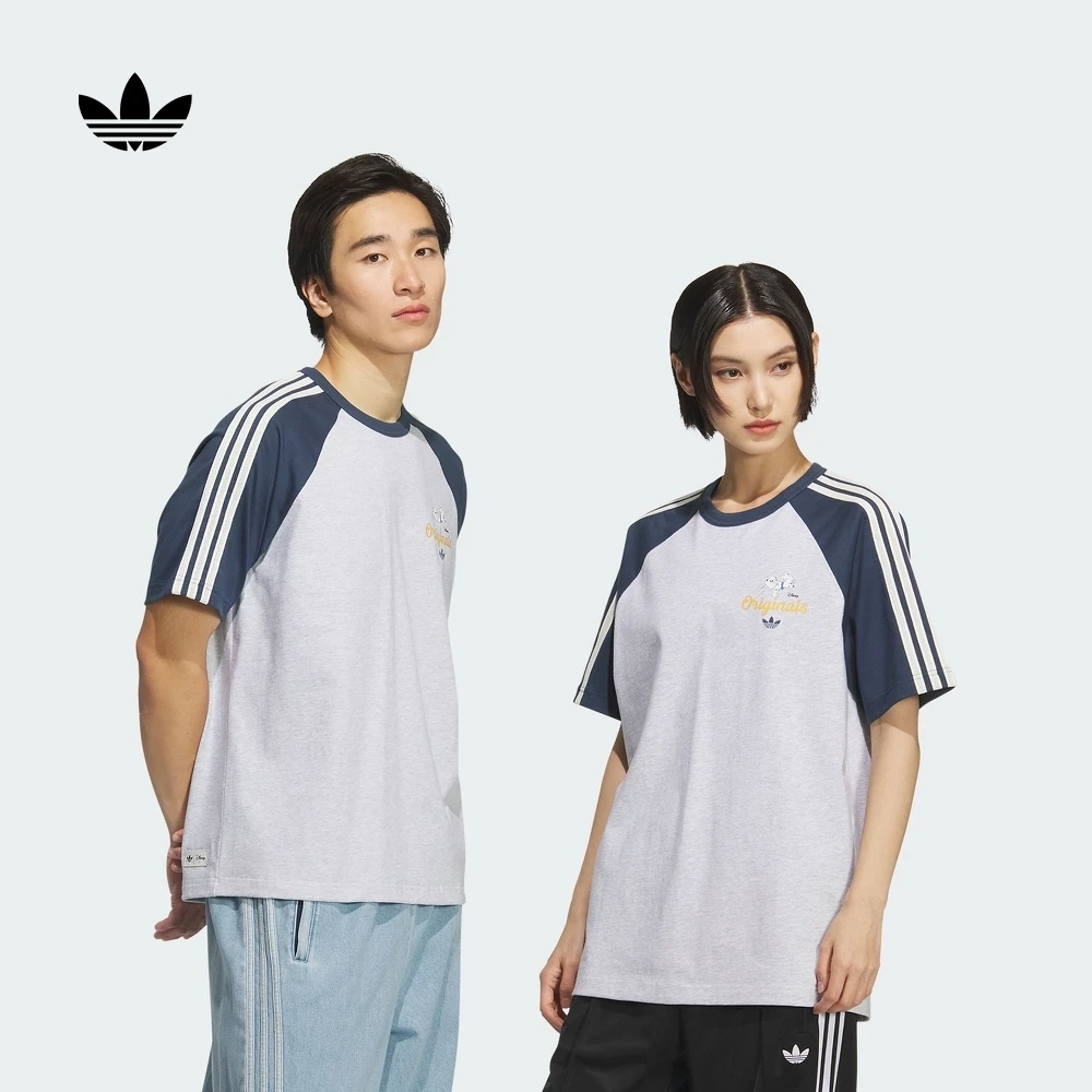 阿迪达斯三叶草 Disney迪士尼101斑点狗联名情侣款短袖T恤 KG6685