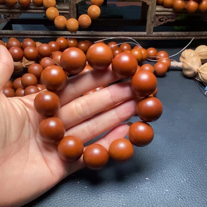 橄榄核手串1.9尺寸树王光珠全品