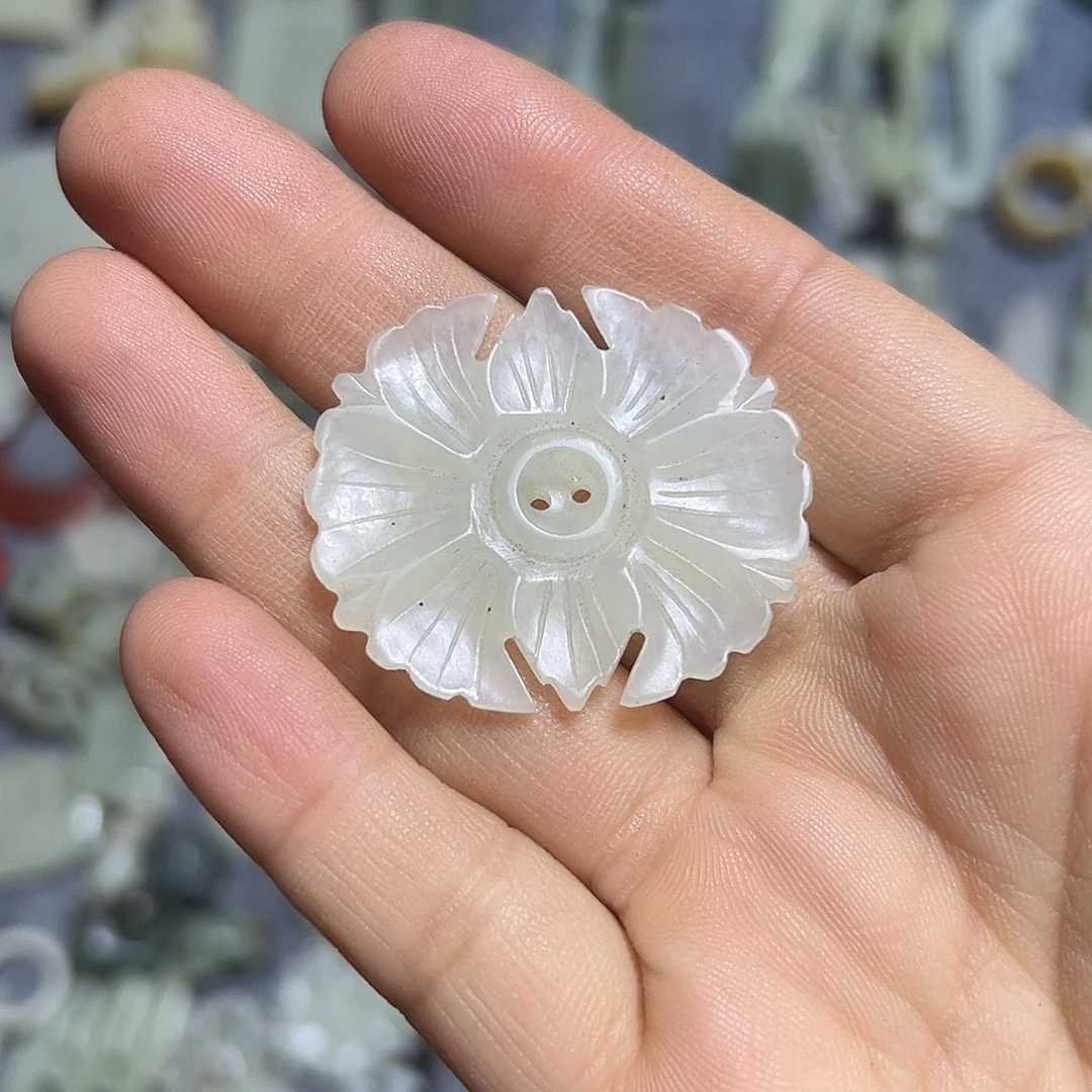 和田玉发饰未镶嵌