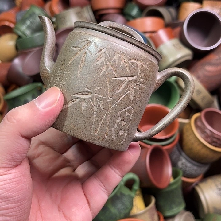 紫砂茶杯全手工紫砂主人杯