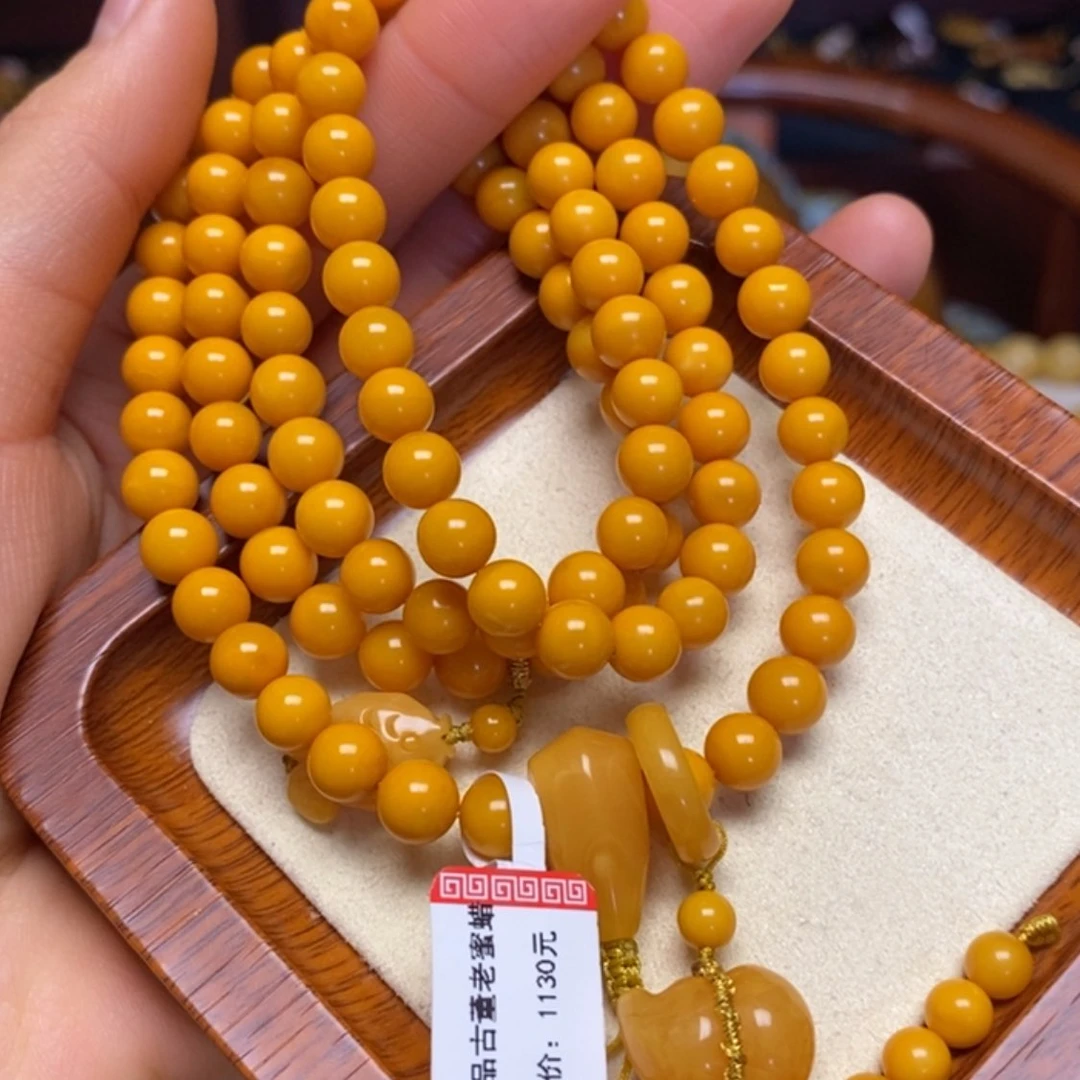 【闪购商品】蜜蜡手链未镶嵌手串