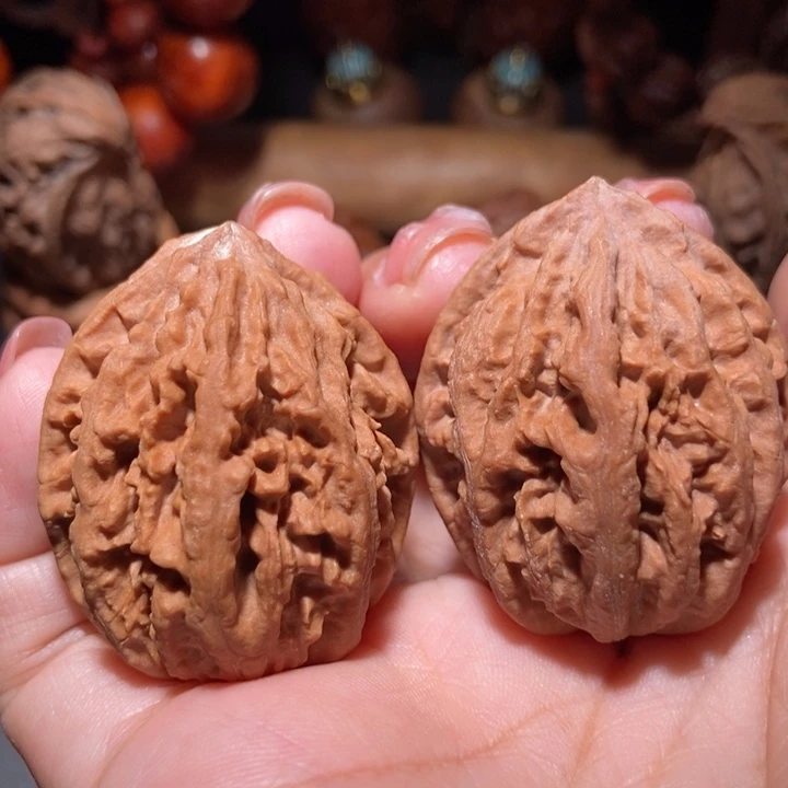 把件文玩核桃东北楸子小雪135