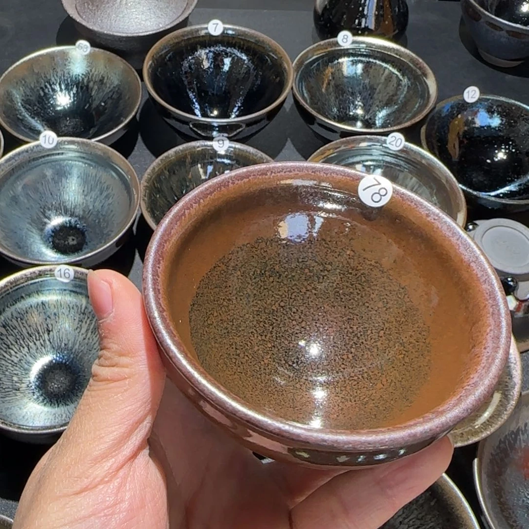 茶盏鲨**哥精品柴烧放漏放漏78