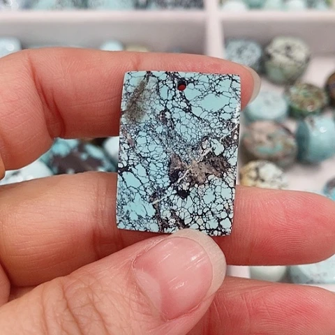 绿松石珠宝半成品未镶嵌