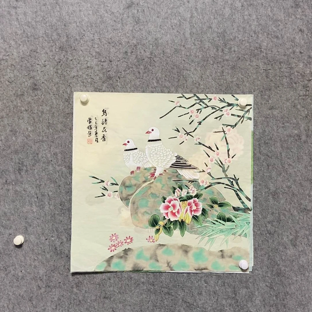 国画四尺斗方一幅