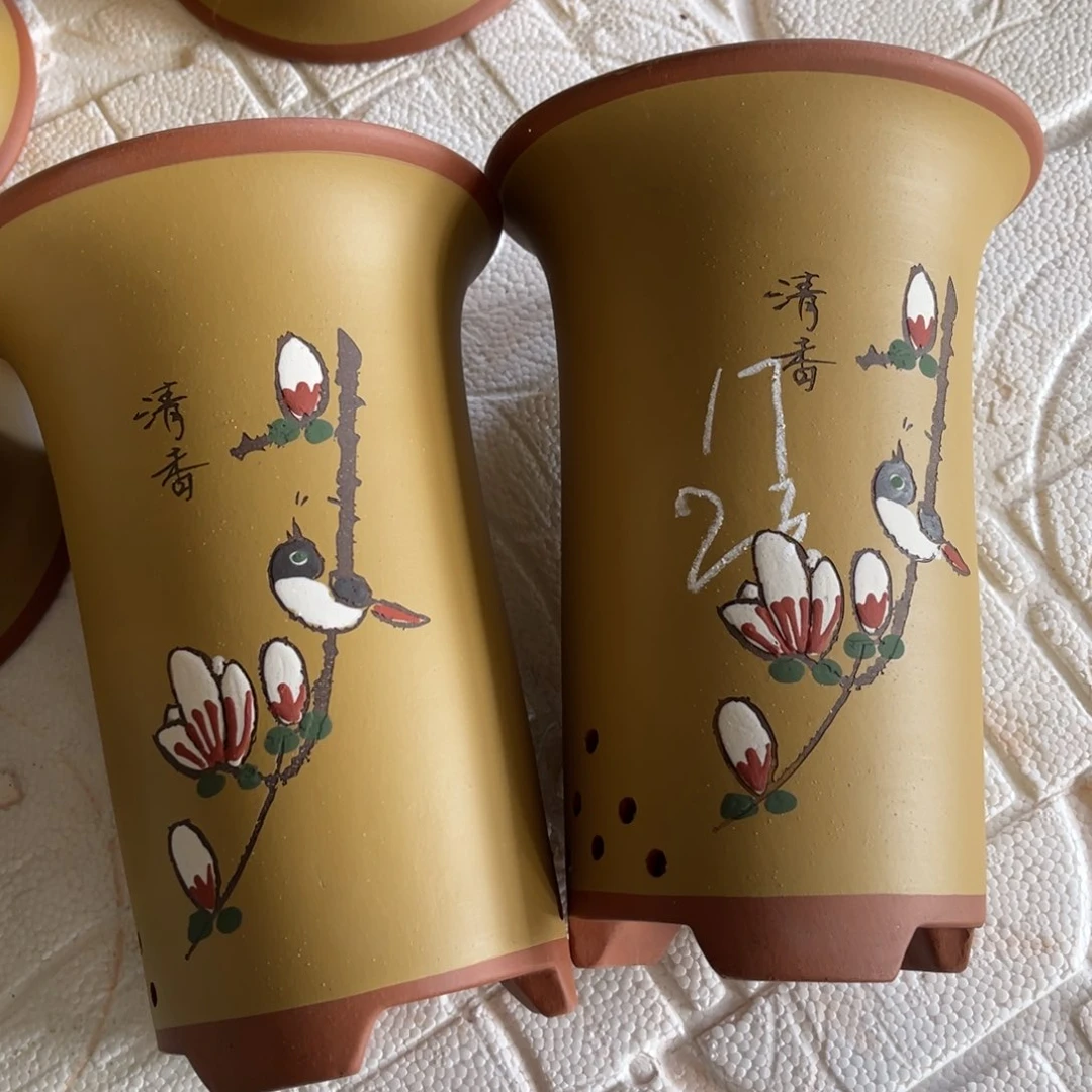 精品宜兴紫砂兰花盆