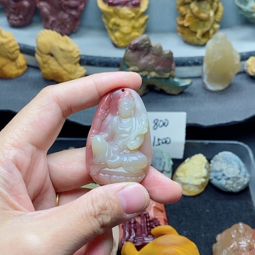 【闪购商品】定制石英质玉吊坠未镶嵌