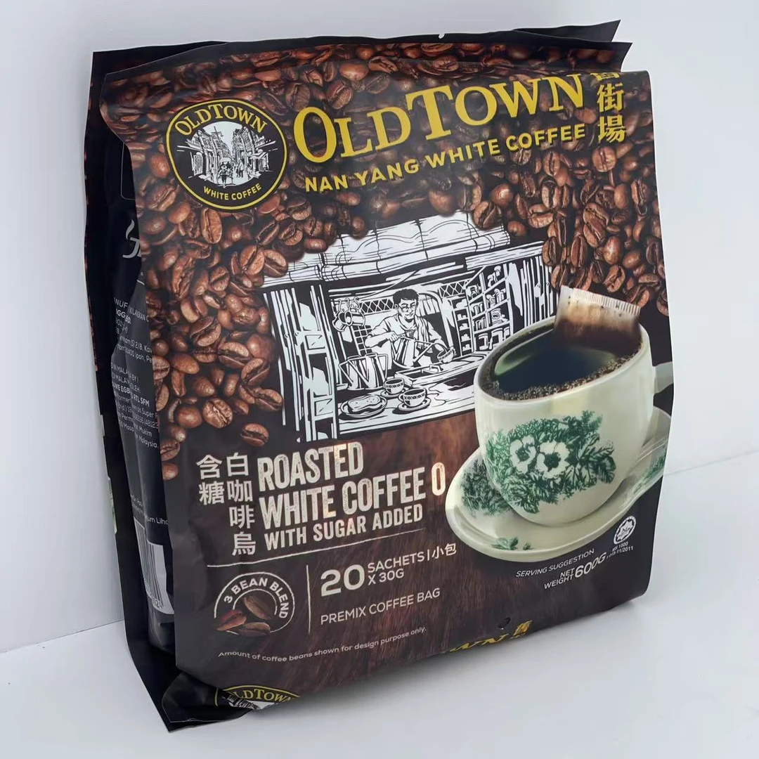 旧街场 速溶咖啡含糖白咖啡（固体饮料）600g*1