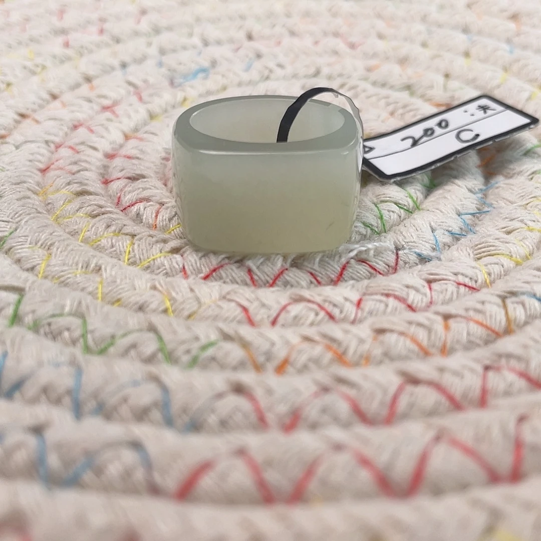 和田玉未镶嵌戒指g78浅晴马鞍17.9不退换