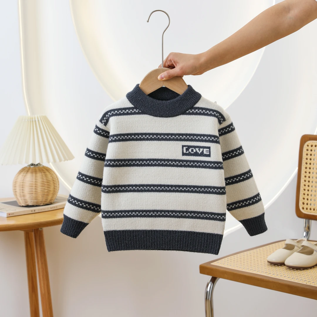 韩国绒条纹学院风54#