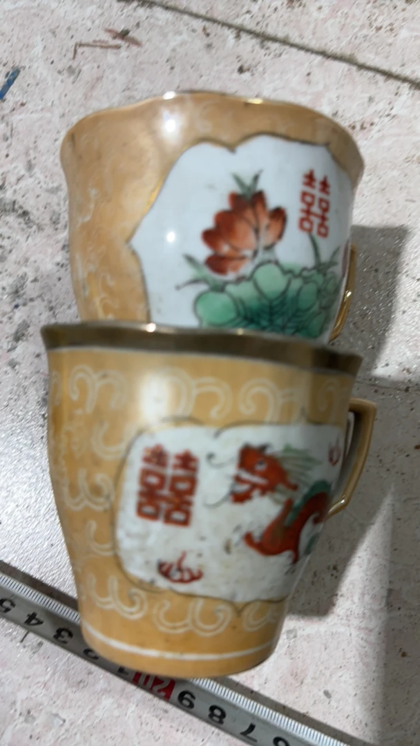 素玲珑三才盖碗容量约150毫升