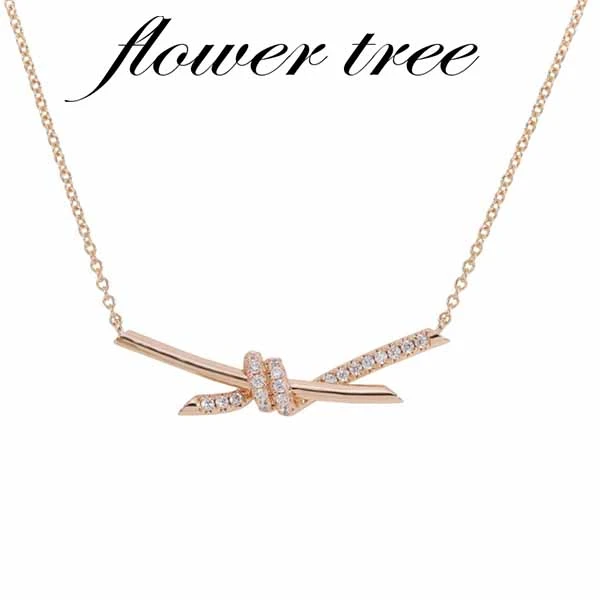 铜合金项链 7453 CNC精工 V二代满镶T绳结项链