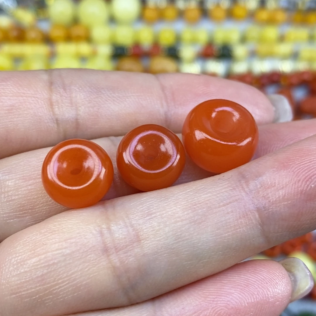 (***)南红玛瑙未镶嵌套装11mm+13mm