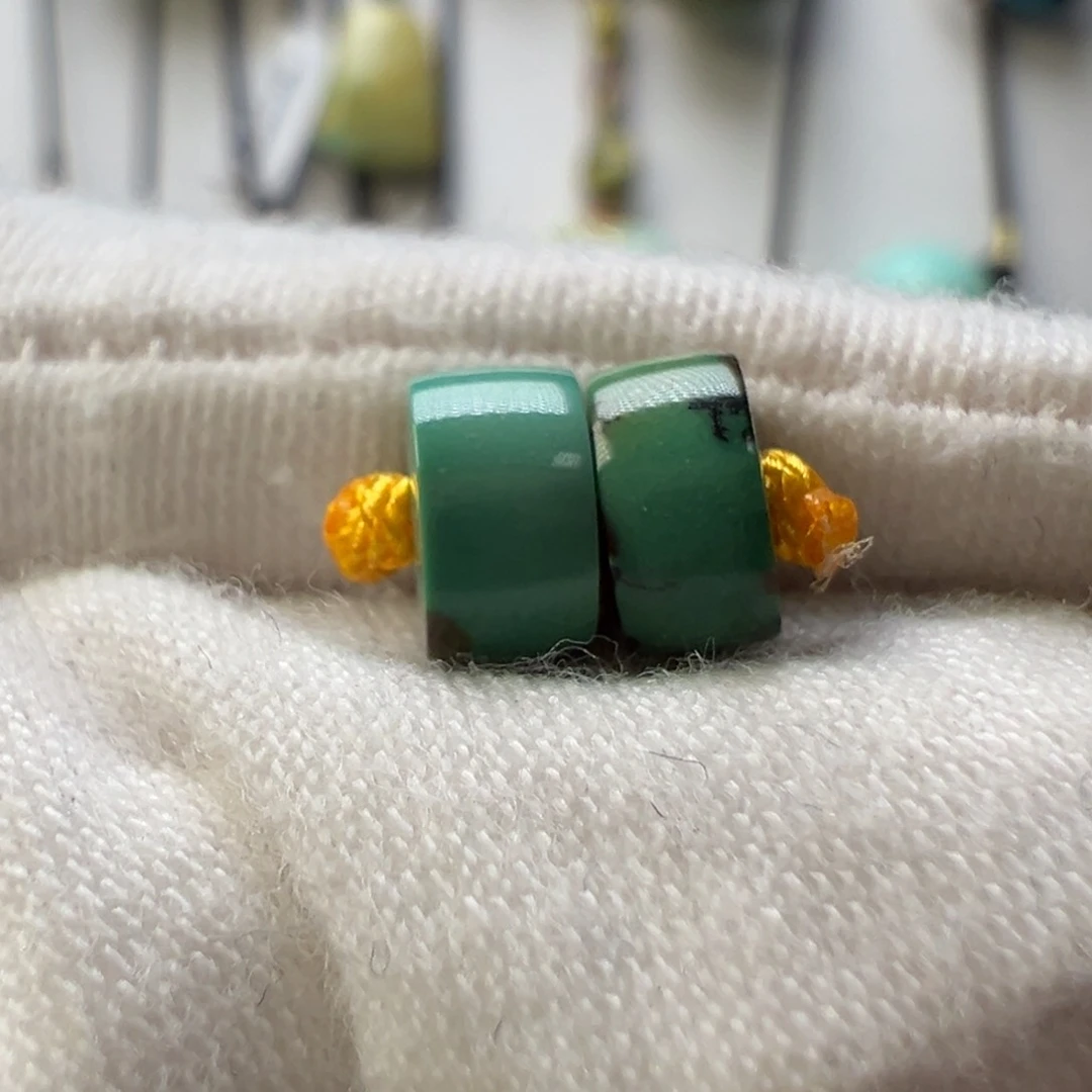 绿松石未镶嵌配饰有直径6.9