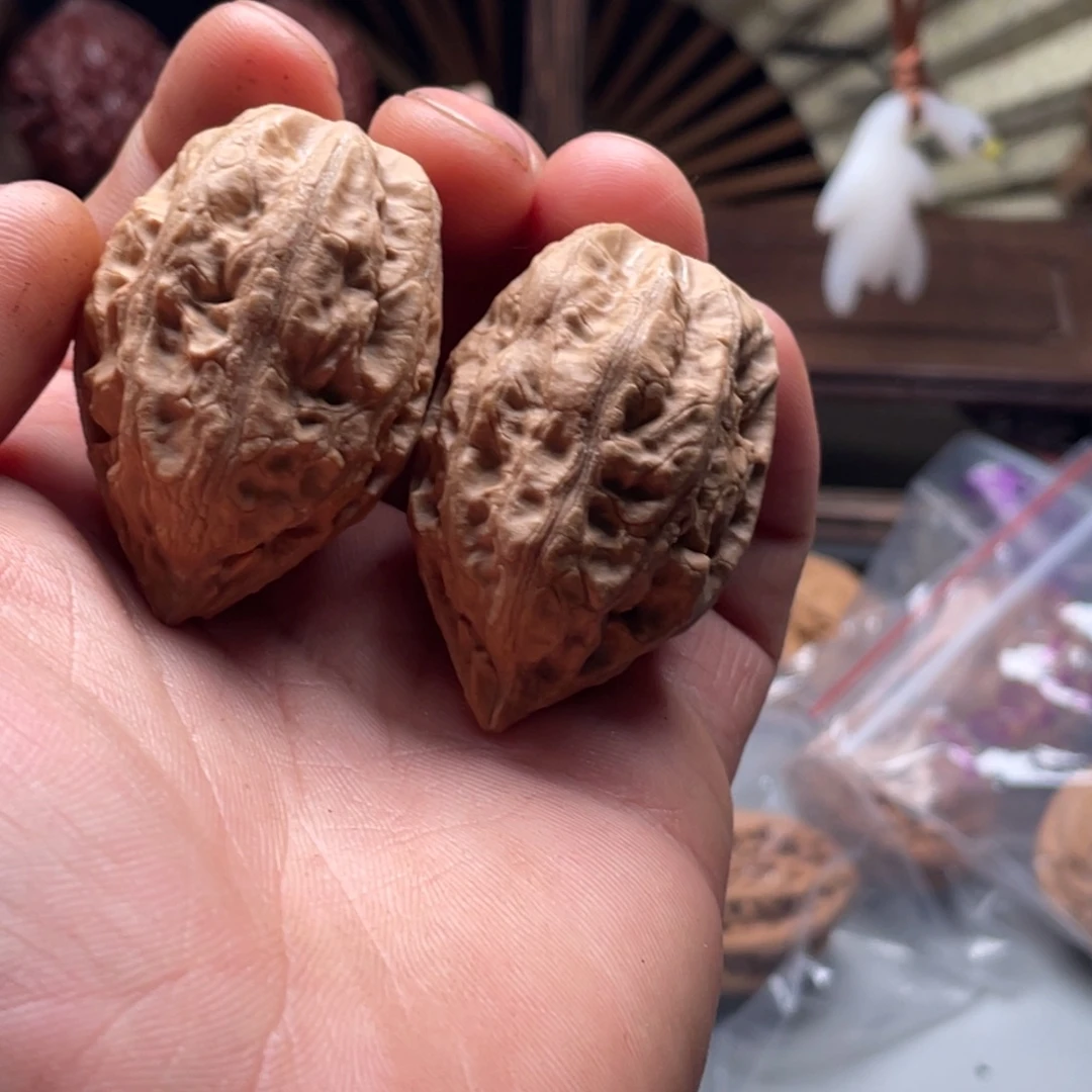 文玩核桃把件楸刀鱼87